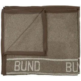 Bw Bundeswehr Wolldecke braun 220x130cm Nachbau