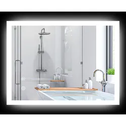 kleankin Badezimmerspiegel Glas, Metall