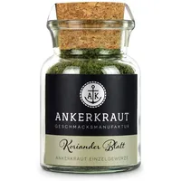 Ankerkraut Koriander Blatt, chinesische Petersilie, gerebelt, 25g im Korkenglas