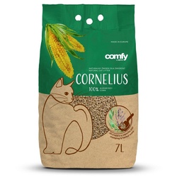 Comfy Katzenstreu Katzenstreu Cornelius Herbal 7L, Kein Verkleben an Pfoten oder Fell, Umweltfreundlich