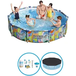 Bestway Pool Steel Pro - Poolpaket - 305x66 cm bunt No Size