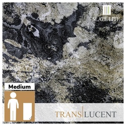 SlateLite Schieferfurnier »Translucent Rustique«, bunt, Leicht-Schiefer - grau