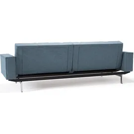 Innovation Living Schlafsofa Baumwolle 2-Sitzer Blau