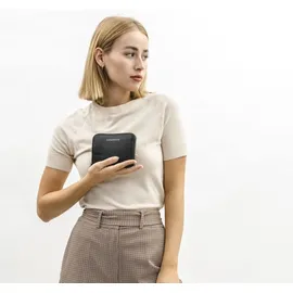 lazarotti Milano Leather Geldbörse Damen Portemonnaie schwarz