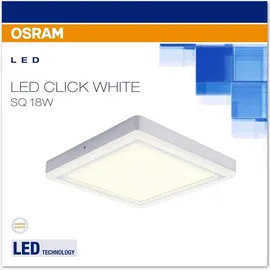 Osram LED Wand- & Deckenleuchte Click White Square SQ 18W steuerbar per Schalter