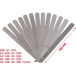 KS Tools Kolbenspiellehre, 20 Blatt, 0,05-1mm
