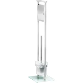 Wenko WC-Bürstengarnitur Debar Silber