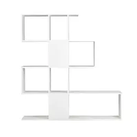 miliboo Designer-Bücherregal 147 cm Weiß