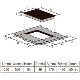 Flex-Well Küchenzeile Samoa 210 cm Weiß