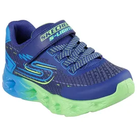 SKECHERS Vortex 2.0 Navy Synthetic / Textile / Lime & Blue Trim 34