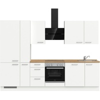 nobilia® elements Küchenzeile ""elements premium"«, vormontiert, Ausrichtung wählbar, Breite 300 cm, ohne E-Geräte