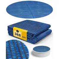 Miganeo Solarfolie schwarz/blau Ø 366 cm