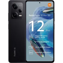 Xiaomi Redmi Note 12 Pro 5G 8 GB RAM 256 GB Midnight Black