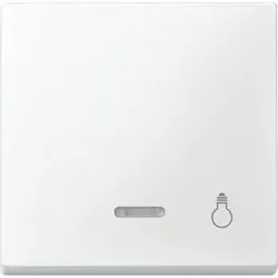 Merten 430919 Wippe mit Kontrollfenster und Aufdruck Licht, polarweiß, System M