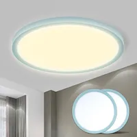 Lqwell LQWELL® Deckenleuchte LED Deckenlampe, IP44 Wasserfest Badlampe Rund