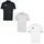 adidas Herren Poloshirt Entrada 26 Polo 3er Set JZ6660+JZ6662+JZ6661 XS - Black/Grey/White - XS