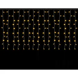 salcar 6m x 1m Eisregen LED Lichtervorhang Außen Innen, 300er LED Lichterkette Fenster Weihnachten, Weihnachtsbeleuchtung Hängend mit 9 Modi und Memory-Funktion, Warmweiß