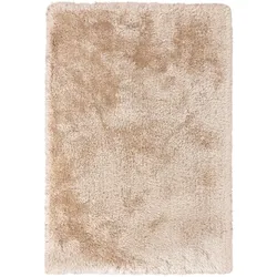 Hochflor-Teppich LEONIQUE "Barin" Gr. 4, beige (champagner), B:160cm H:90mm L:230cm, Kunstfaser, Teppiche, besonders weicher Teppich