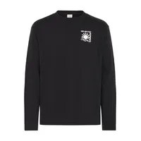 !Solid Langarmshirt SDOdani", Herren, Gr. L, schwarz (true schwarz), Obermaterial: 50% Baumwolle CO. 50% Polyester PES., Shirts Langarmshirt
