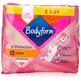 Bodyform Normal Wing Deo Fresh Ultra Damenbinden - 12 Stück