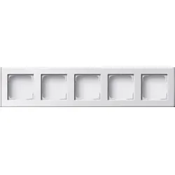Gira 136427 Profil 5f senkr. + waager. Profil 55 Alum.Reinweiß(lack.)