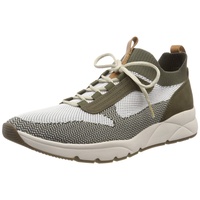 camel active Herren Run 12 Sneaker, Grün (Off-White/Olive 2), 42 EU - 42 EU