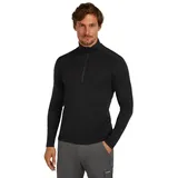Icebreaker Oasis LS Half Zip Schwarz M