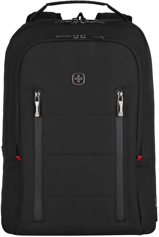16 Zoll Handgepäck-Rucksack mit Tablet-Fach, erweiterbar, mit Laptopfach, Organi...