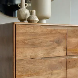 Tikamoon Kommode Gabrielle Schubladenkommode braun