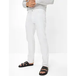 5-Pocket-Hose BRAX "Style COOPER", Herren, Gr. 36, Länge 38, weiß, 97% Baumwolle, 3% Elasthan, Hosen