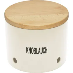 magu Vorratsdose Knoblauch Ø 16 cm Kunststoff Off White