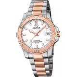 Jaguar Damen Uhr Analog Armbanduhr silber rosegold D2UJ871/1 - Silber