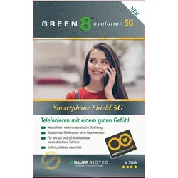 Bauer Biotec Green 8 evolution 5G Smartphone Shield 40x32mm, 4 Pack