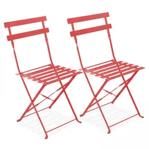 Oviala Klappstuhl 2er-Set 0 x 0 x 0 cm rot