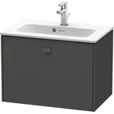 Duravit Waschtischunterschrank wandhängend „Brioso“ 62 × 44,2 × 38,9 cm, in Graphit Matt