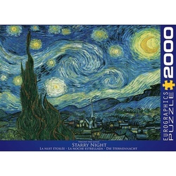 EUROGRAPHICS Puzzle Starry Night by van Gogh (Puzzle), 2000 Puzzleteile