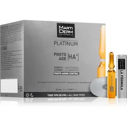 MartiDerm Platinum Photo Age HA+ anti-aging Gesichtsserum in Ampullen mit Vitamin C 30x2 ml