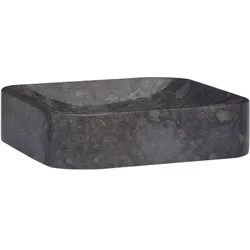 Waschbecken Schwarz 40x40x10 cm Marmor