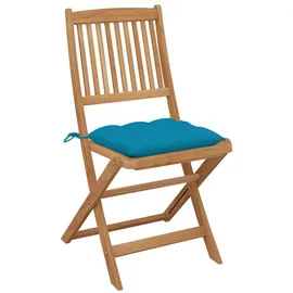 vidaXL Klappbare Gartenstühle 47,7 x 57 x 91 cm braun 8 St.