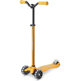 Micro Maxi Pro LED gelb - 3-Rad Scooter mit LED Rädern - Gelb