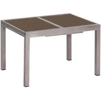 Merxx Amalfi Gartentisch 120 x 90 x 75 cm grau ausziehbar