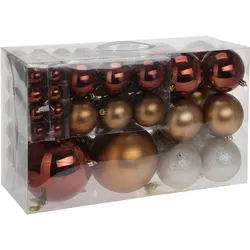 94tlg. Weihnachtskugeln Christbaumschmuck Weihnachtsbaumschmuck Glitzer Deko