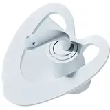 Kreative Messing-Waschtischarmatur, Warm- und Kaltwasser – Weiß