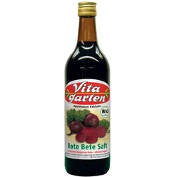 Vitagarten rote Bete Saft biologisch 750 ml