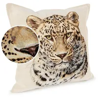 ANRO Kissenbezug Dekokissen Kissen Sofakissen Kissenbezüge Kissenhülle Gobelin Leopard