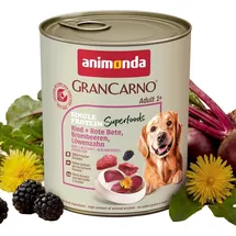 Animonda GranCarno Adult Superfood Rind & Rote Beete 24 x 800 g