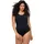 Ulla Popken Badeanzug Damen Schwarz 54/56