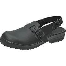 Abeba Sicherheitsschuhe Classic Clog schwarz 39
