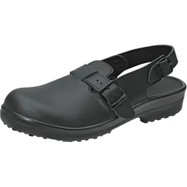 Abeba Sicherheitsschuhe Classic Clog schwarz 39