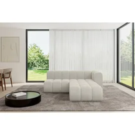 altdecor Ecksofa modulares Sofa Darnel-L1 - 205x177x70 cm Creme